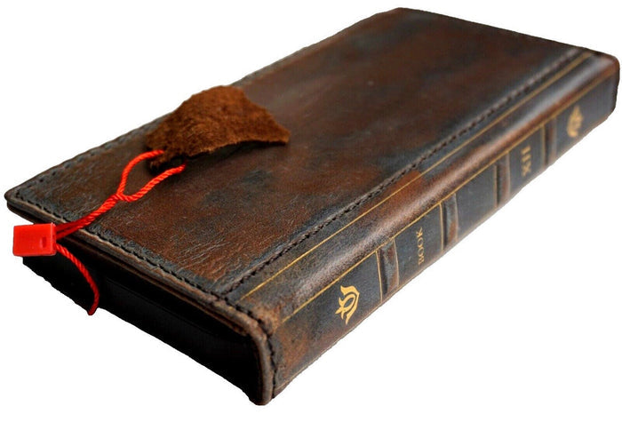 Handmade Leather Book Wallet Case for Oppo Find N3
