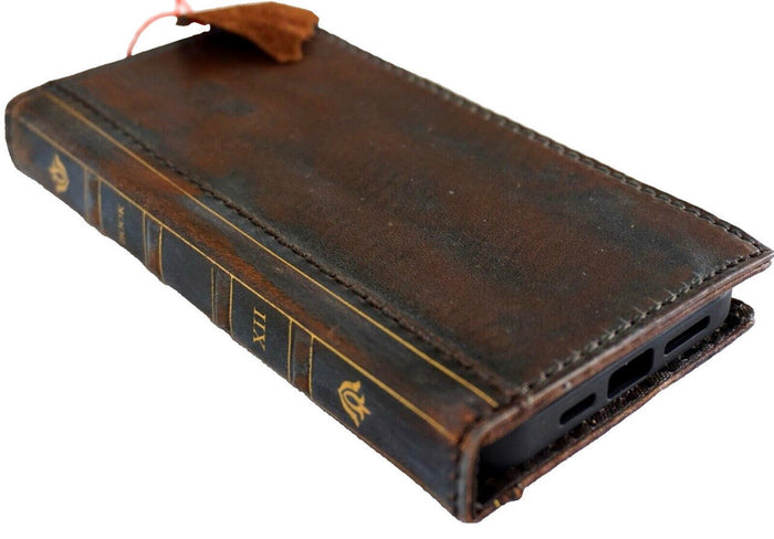 Handmade Leather Book Wallet Case for Oppo Find N3