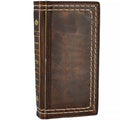 Handmade Leather Book Wallet Case for Vivo X Fold 3 Pro