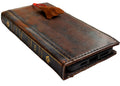 Handmade Leather Book Wallet Case for Vivo X Fold 3 Pro