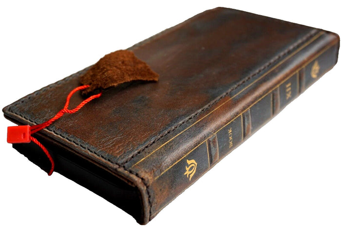 Handmade Leather Book Wallet Case for Vivo X Fold 3 Pro