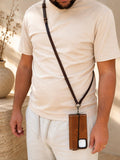 Handmade Leather Cross body strap