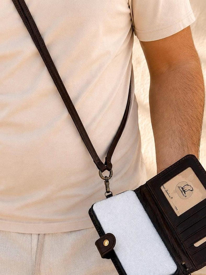 Handmade Leather Cross body strap