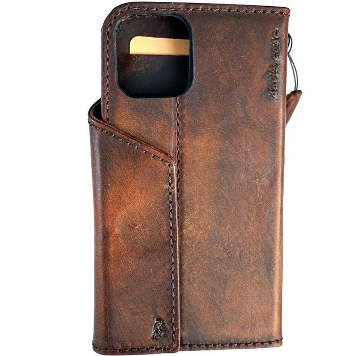 Handmade Leather Galaxy Phone Case: Tree Of Life Wallet Book
