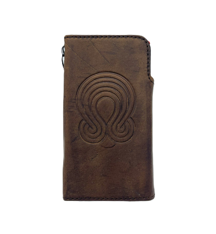 Handmade Leather Galaxy Phone Case: Wallet Cover with Card Slots