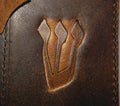 Handmade Leather Google Pixel Wallet Case: Jewish Mezuzah Cover