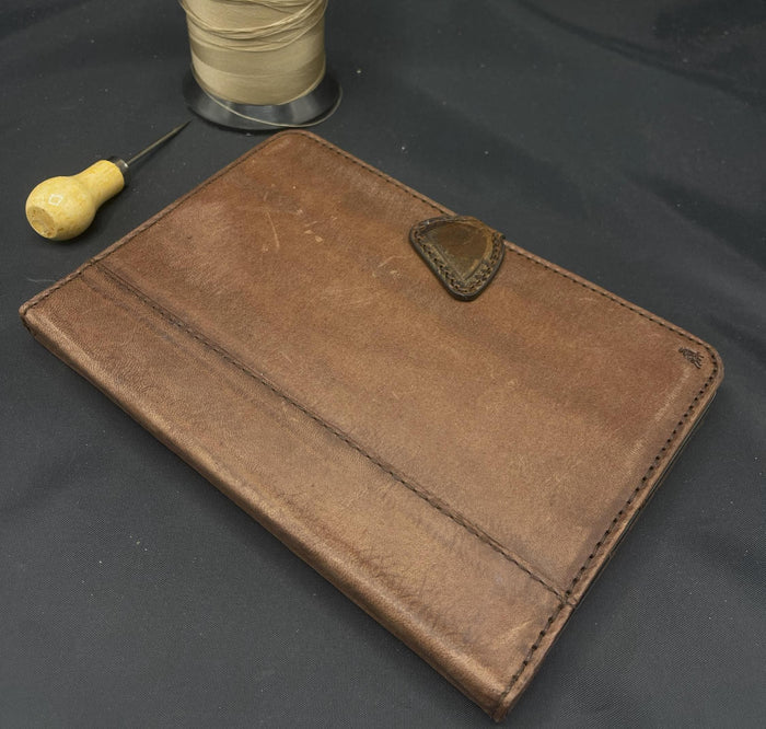Handmade Leather iPad Case: Wallet Cover, Polish Art