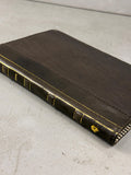 Handmade Leather iPad Cover, Book Style Case with Pen Holder