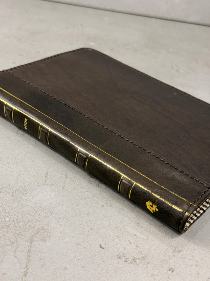 Handmade Leather iPad Cover, Book Style Case with Pen Holder