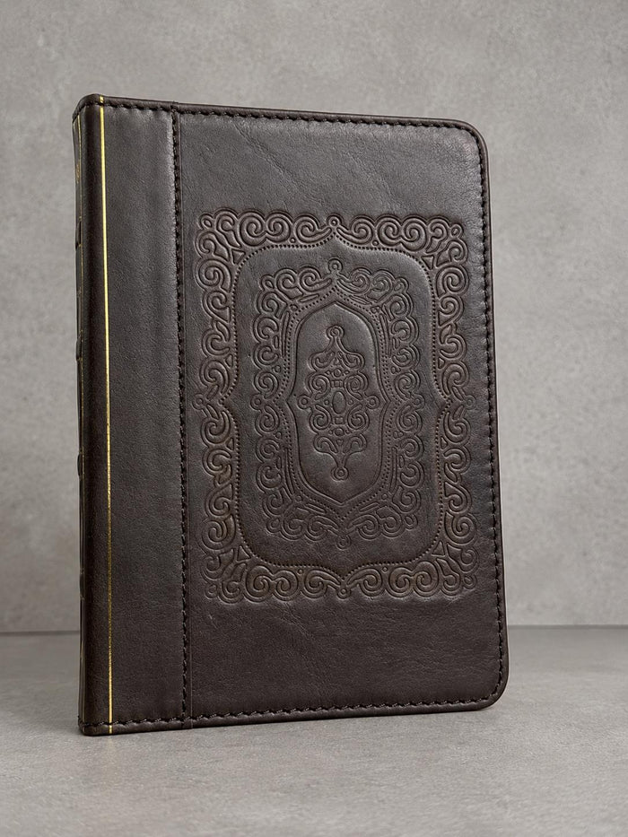 Handmade Leather iPad Cover, Book Style Case with Pen Holder