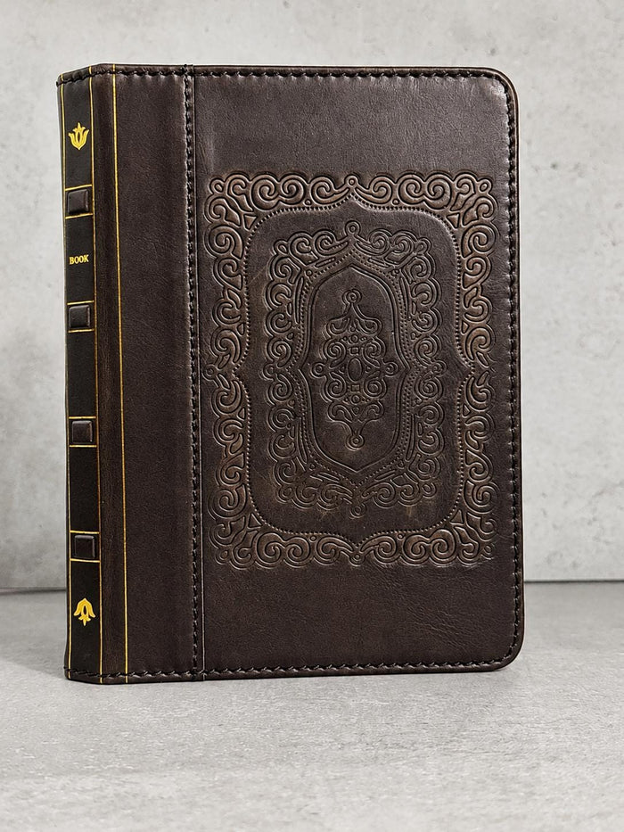 Handmade Leather iPad Cover, Book Style Case with Pen Holder