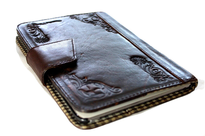 Handmade Leather iPad Cover: Floral Tooled Wallet Case Ipad 9.7 (2017-2018) PRO
