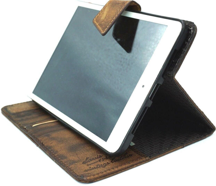 Handmade Leather iPad IPad Air Pro Case: Polish Art Wallet Cover