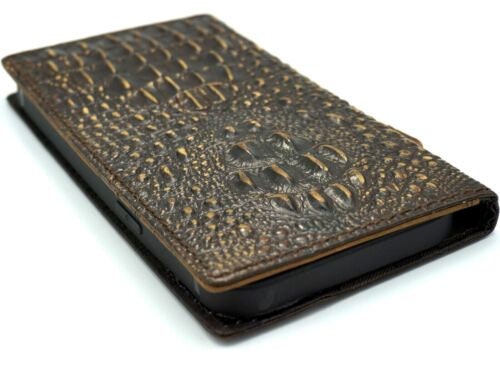 Handmade Leather iPhone Wallet Case: Removable Card Slots, Art DIY