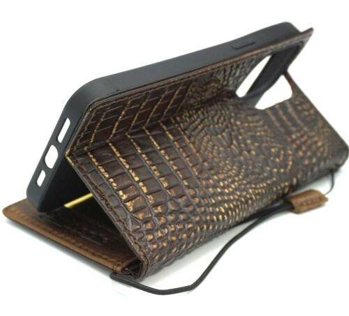 Handmade Leather iPhone Wallet Case: Removable Card Slots, Art DIY