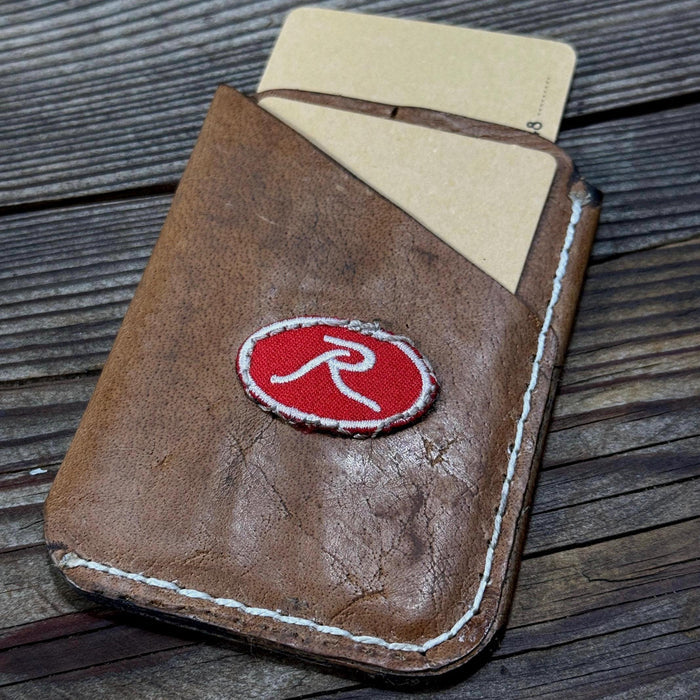 Handmade Leather Mini Card Wallet – Slim Genuine Leather Gift