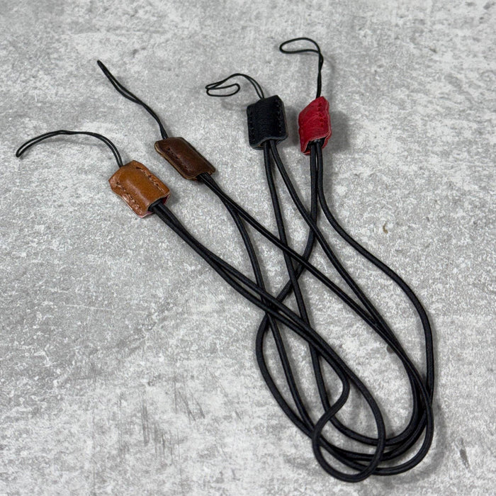 Handmade Leather Mini Elastic Wrist Strap - Secure Grip, 3-Piece Set