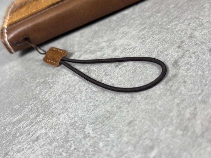 Handmade Leather Mini Elastic Wrist Strap - Secure Grip, 3-Piece Set