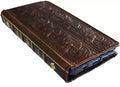 Handmade Leather One Plus Phone Case: Bible Design Wallet