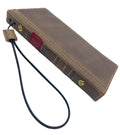Handmade Leather OnePlus 12/12R Wallet Case: Luxury Sanding Book Design