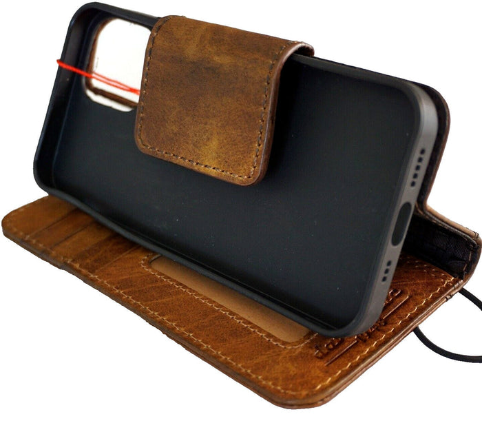 Handmade Leather OnePlus 12/12R Wallet Case with Paw Print