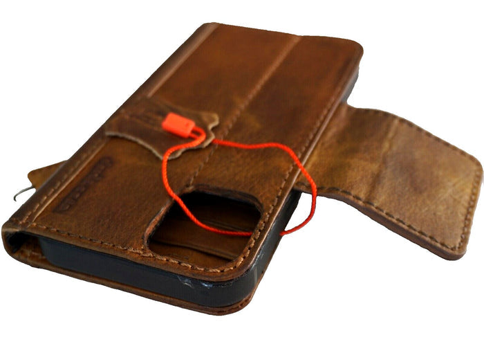 Handmade Leather OnePlus 12/12R Wallet Case with Paw Print