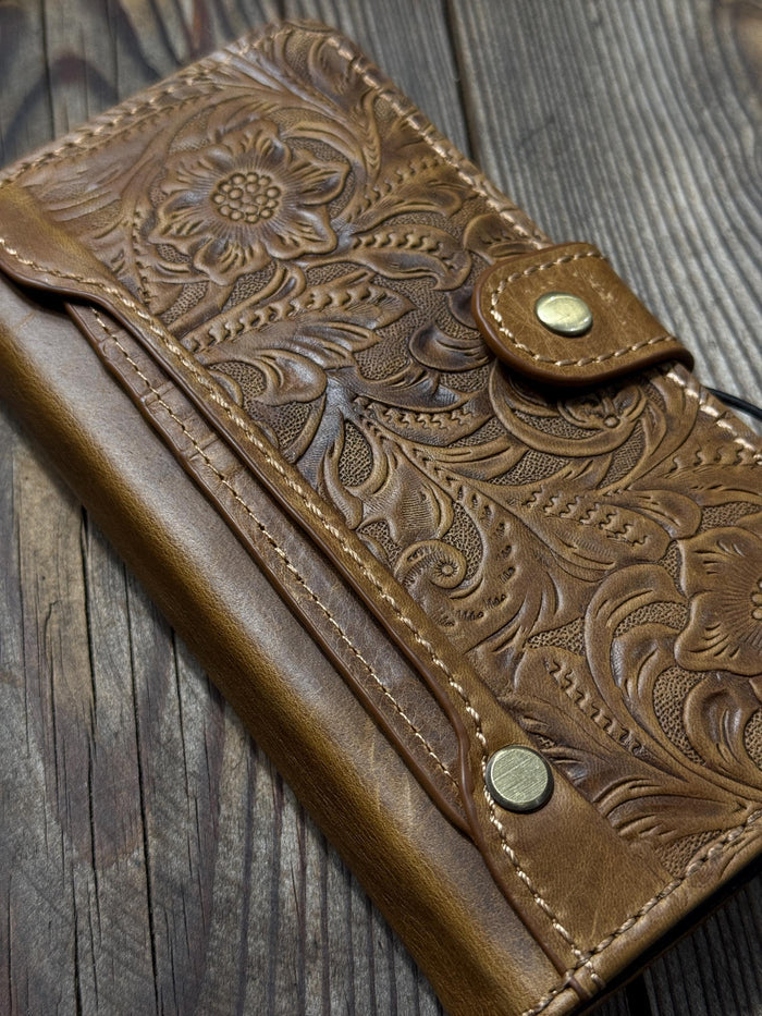 Handmade Leather OnePlus Case: Art Wallet