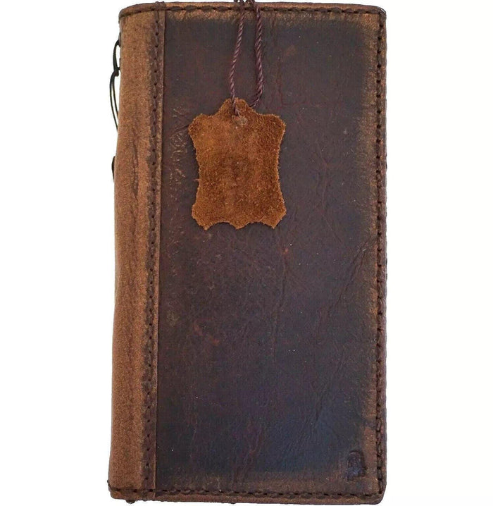 Handmade Leather Phone Case: Bible Design for Galaxy S21 S22 S23 S24 Ultra