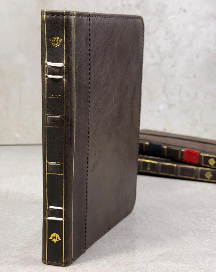 Handmade Leather Samsung tab A9+ A11+ Cover, Book Style Case with Pen Holder
