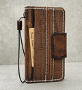 Handmade Leather Wallet Book Case for Galaxy Z Fold
