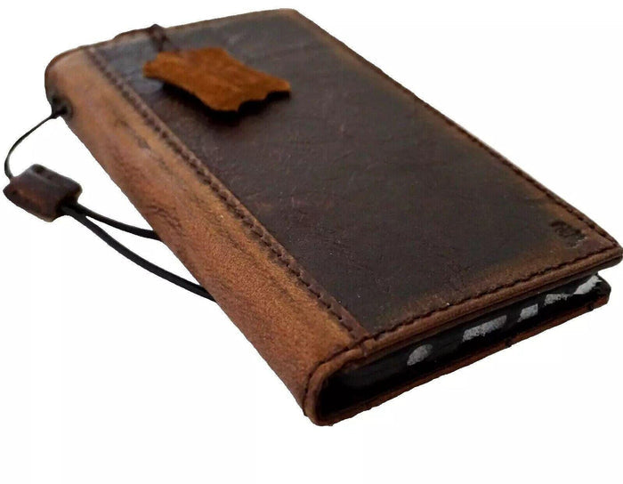 Handmade Leather Wallet Book Case for Google Pixel Fold
