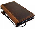 Handmade Leather Wallet Book Cover for Galaxy Z Fold