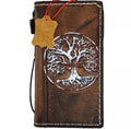 Handmade Leather Wallet Book Cover: For Honor Magic V3 Fold Art