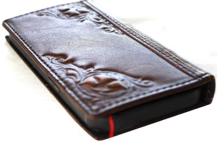 Handmade Leather Wallet: Book Style Credit Card Cover