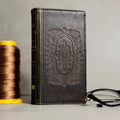 Handmade Leather Wallet Case: Floral Book Design for Galaxy S26/S22/S23/S24/S25