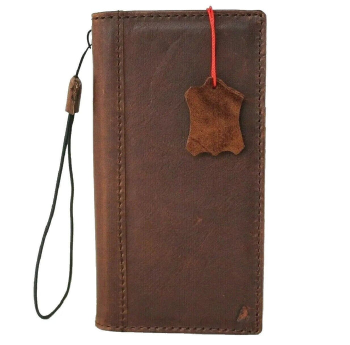 Handmade Leather Wallet Case for Galaxy S21 S22 S23 S24 Ultra Note 10 20