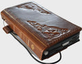 Handmade Leather Wallet Case for Galaxy Z Fold 2/3/4/5/6/7 - Art Design