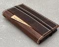 Handmade Leather Wallet Case for Galaxy Z Fold 2/3/4/5/6/7 - Book Style Cover
