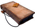 Handmade Leather Wallet Case for Galaxy Z Fold 2/3/4/5/6/7 - Book Style Cover