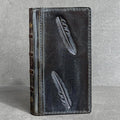 Handmade Leather Wallet Case for Galaxy Z Fold 2/3/4/5/6/7 - Polish Art Design