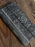 Handmade Leather Wallet Case for Galaxy Z Fold 2/3/4/5/6/7 - Polish Art Design