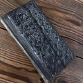 Handmade Leather Wallet Case for Galaxy Z Fold 2/3/4/5/6/7 - Polish Art Design