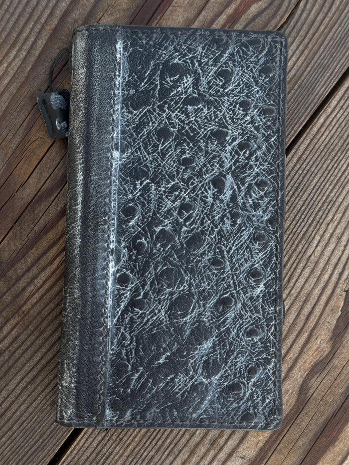 Handmade Leather Wallet Case for Galaxy Z Fold 2/3/4/5/6/7 - Polish Art Design