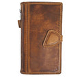 Handmade Leather Wallet Case for Galaxy Z Fold 2/3/4/5/6/7