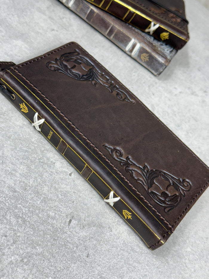 Handmade Leather Wallet Case for Galaxy Z Fold 2/3/4/5/6/7