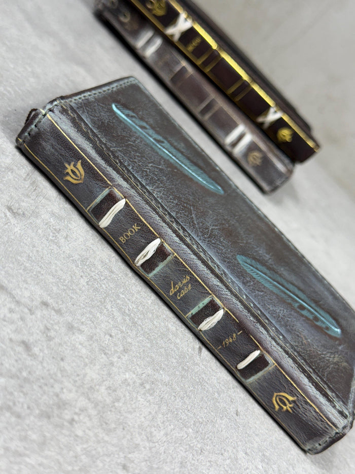 Handmade Leather Wallet Case for Galaxy Z Fold 2/3/4/5/6/7