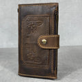 Handmade Leather Wallet Case for Galaxy Z Fold 2/3/4/5/6/7
