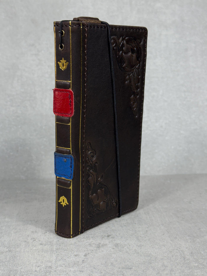 Handmade Leather Wallet Case for Galaxy Z Fold 2/3/4/5/6/7