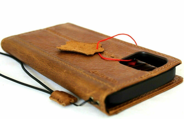 Handmade Leather Wallet Case for Galaxy Z Fold 2/3/4/5/6/7