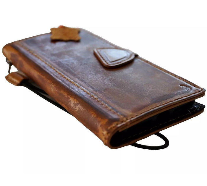 Handmade Leather Wallet Case for Galaxy Z Fold 2/3/4/5/6/7